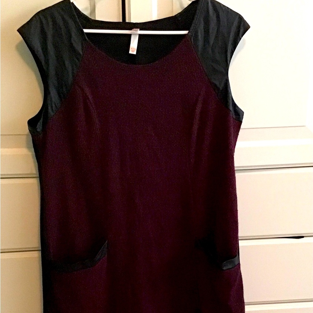 Tunic length sweater dress